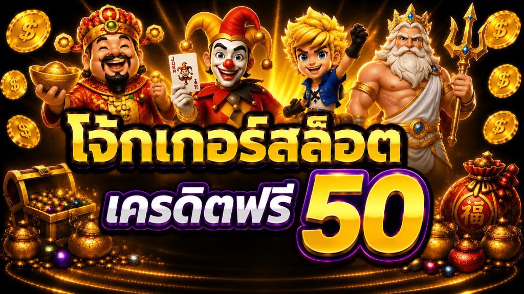 โจ้กเกอร์สล้อต ฟรีเครดิต50